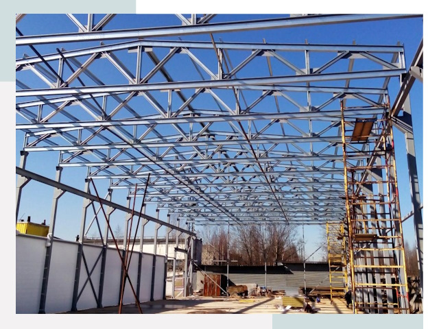 Строительство цехов в Канаш от 616 руб. под ключ