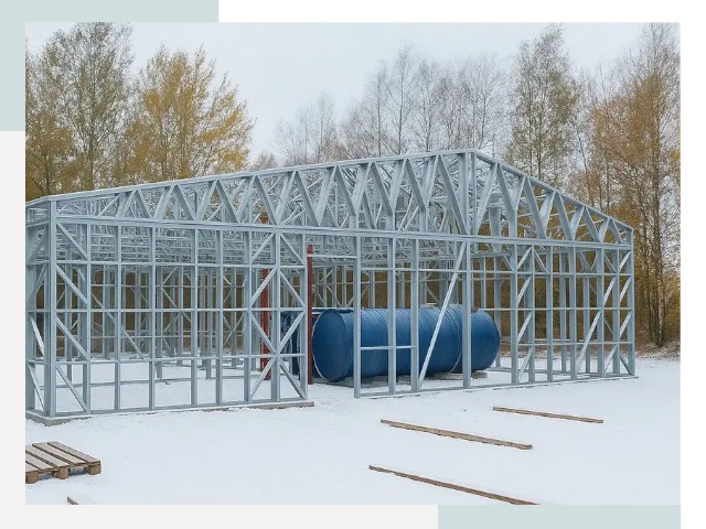 Металлические ангары в Канаше