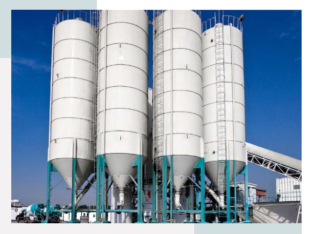 Строительство цементных силосов в Канаше