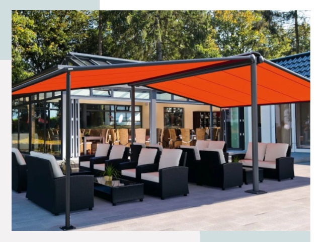 Навесы для кафе и ресторанов в Канаше