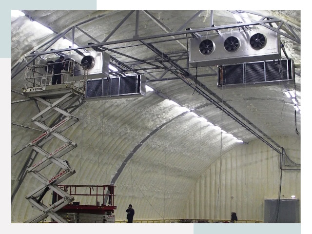 Оснащение ангаров в Канаше