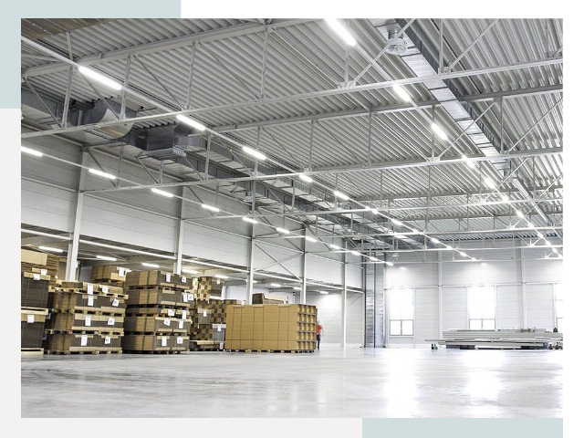 Освещение ангаров в Канаше