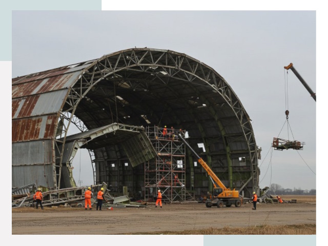 Демонтаж ангаров в Канаше