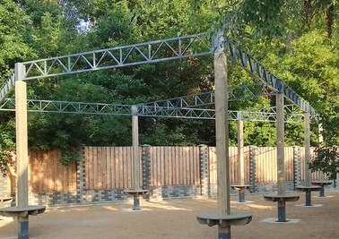 Терраса из металлоконструкций под ключ, проектирование, изготовление и монтаж от СтальСтрой-Кна